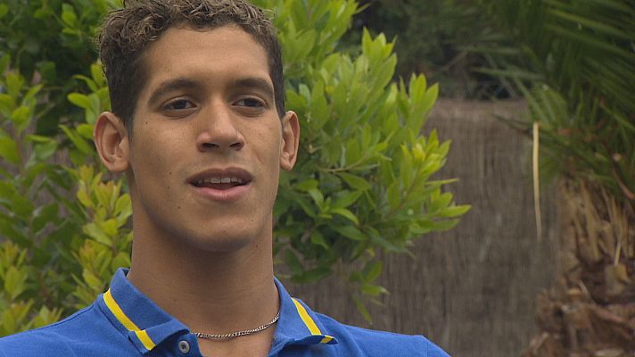 Telediario 1 - Hugo González: en casa de un campeón de Europa