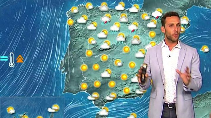 El tiempo - Ascenso notable de temperaturas en el interior del sureste peninsular