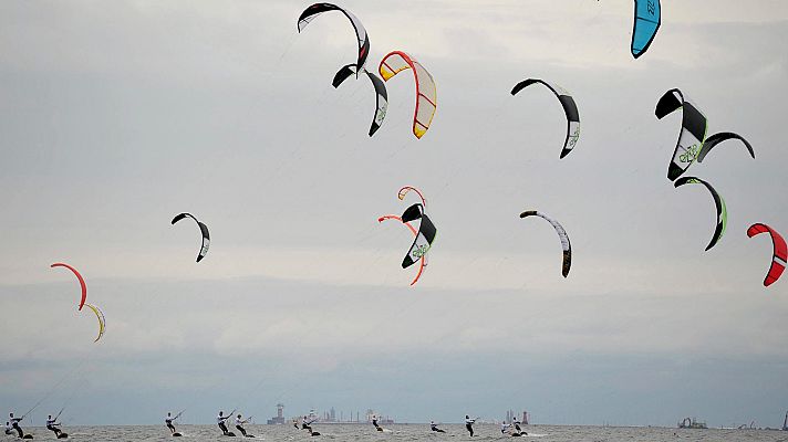 Telediario 1 - Así es la Fórmula Kite, prueba olímpica en 2024