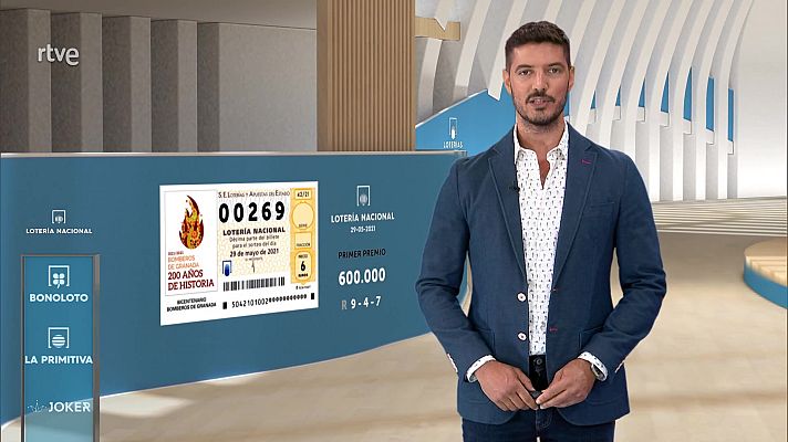 Loterías - Sorteo de la Lotería Nacional del 29/05/2021