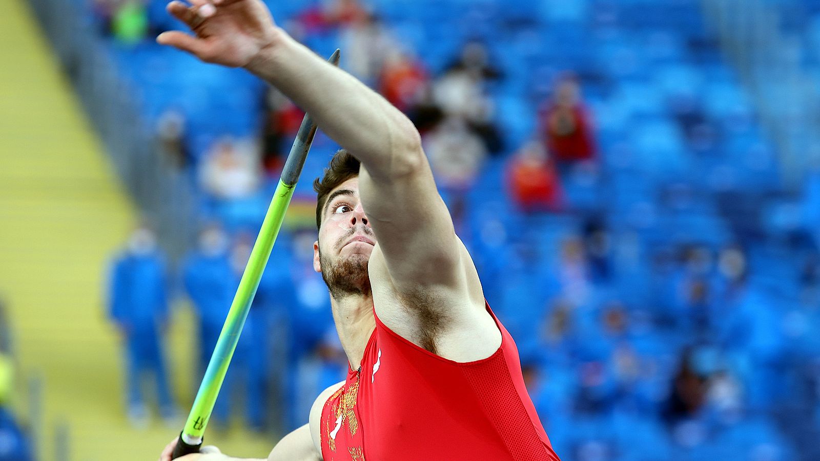 Odei Jainaga bate su propio récord de España de lanzamiento de jabalina