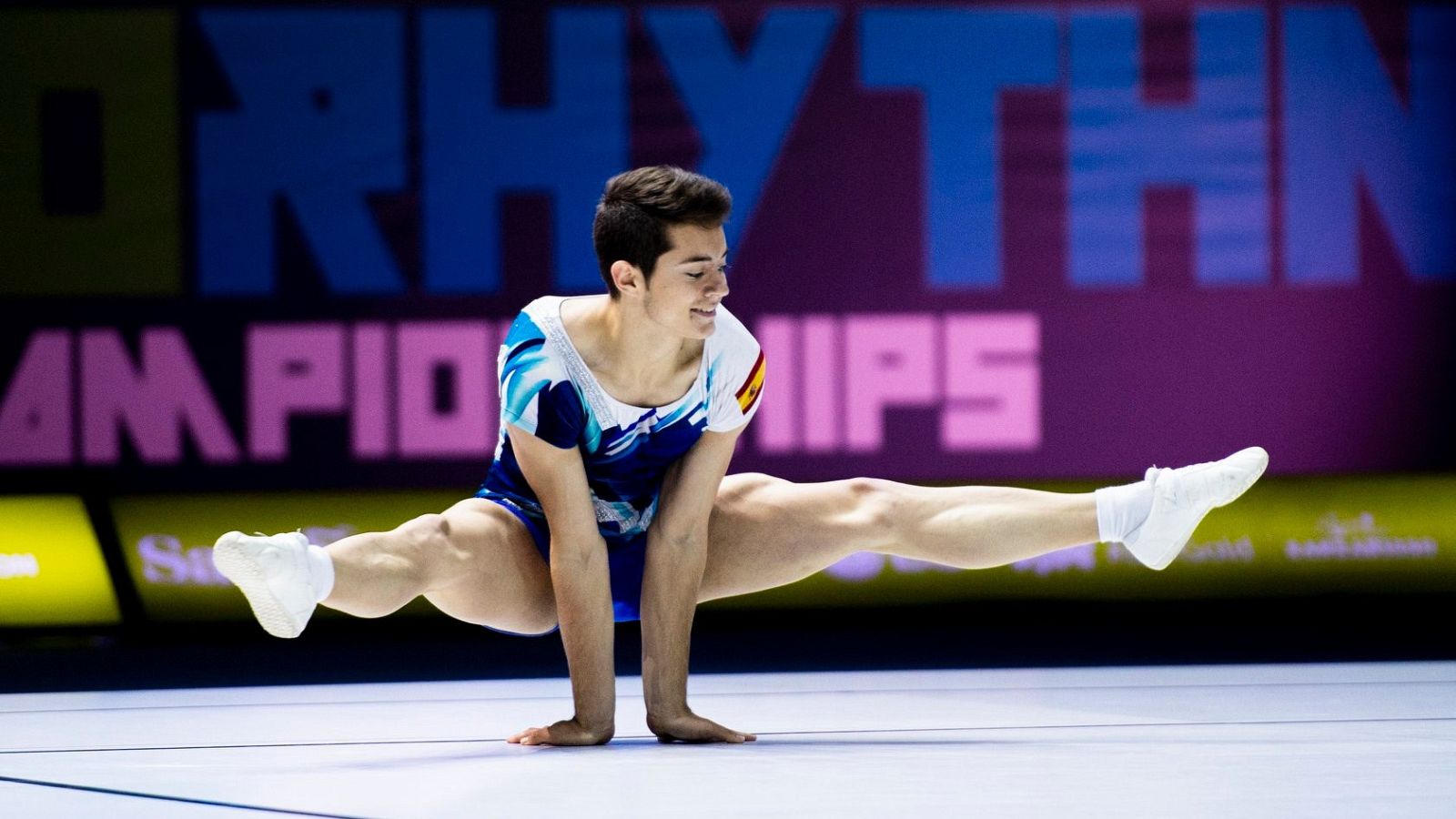 Miquel Mañé, campeón del mundo de gimnasia aeróbica con 18 años