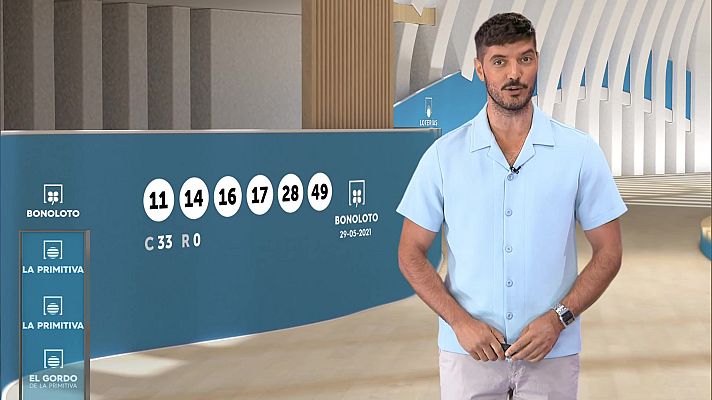 Loterías - Sorteo de la Bonoloto y Primitiva del 29/05/2021