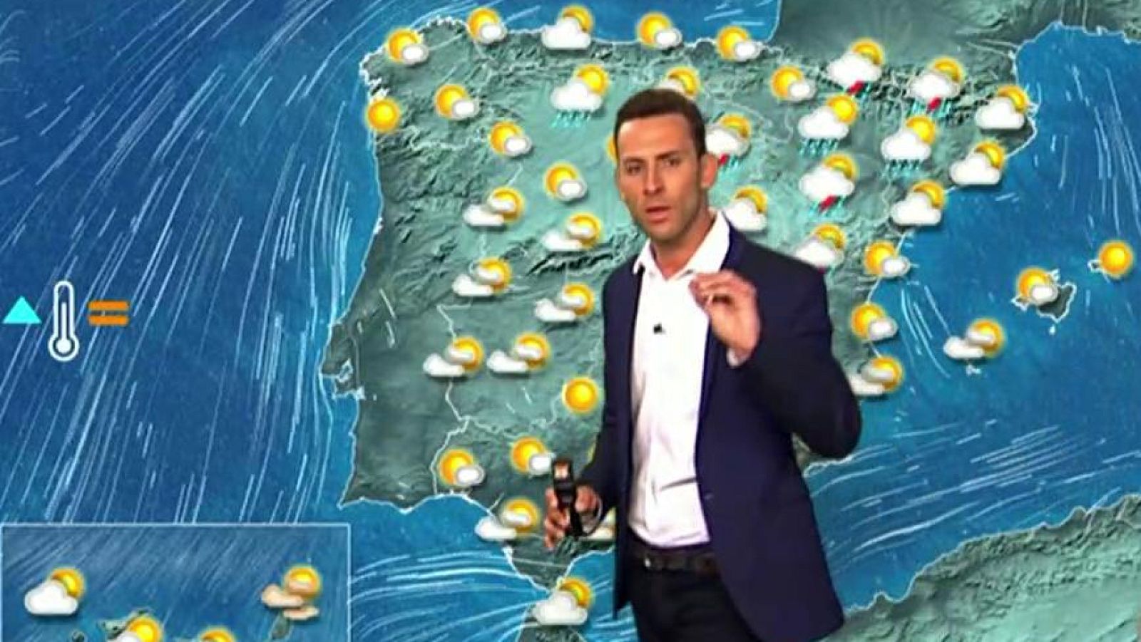 Más calor en la mitad suroeste, con valores que pueden superar los 36 grados - El tiempo | Ver