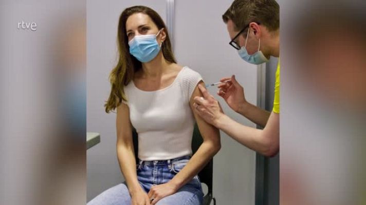 Gente y tendencias - Corazón y tendencias - Kate Middleton se vacuna contra el coronavirus