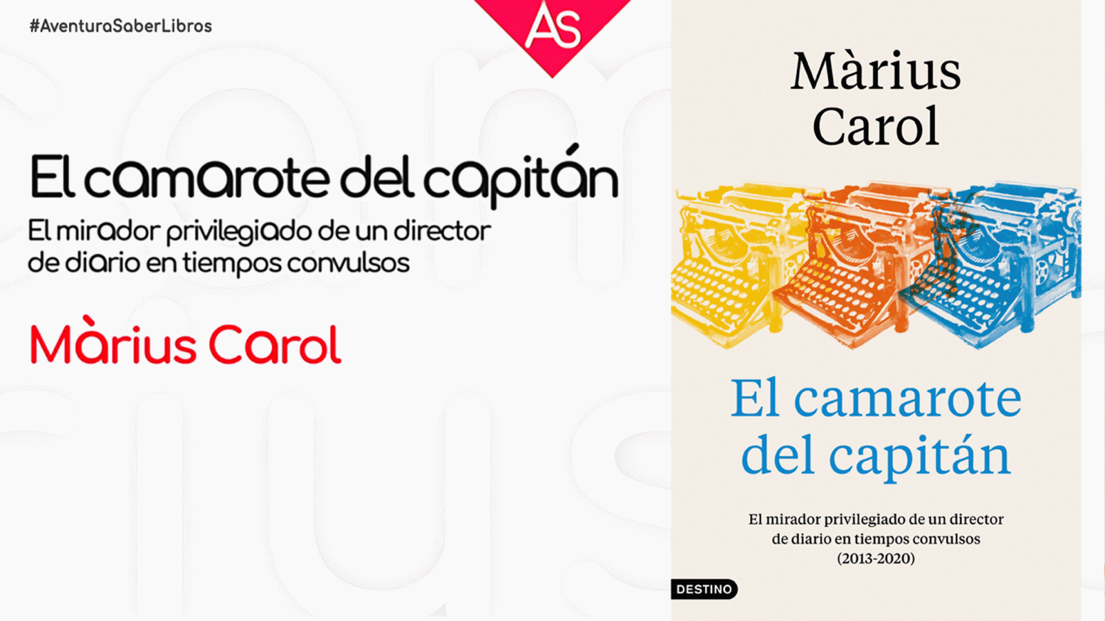 La aventura del saber El camarote del capitan La Vanguardia Màrius Carol periodismo #AventuraSaberLibros