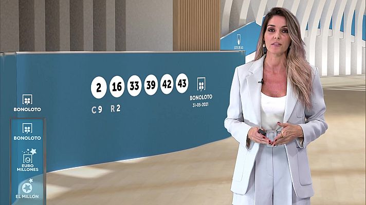 Loterías - Sorteo de la Bonoloto del 31/05/2021