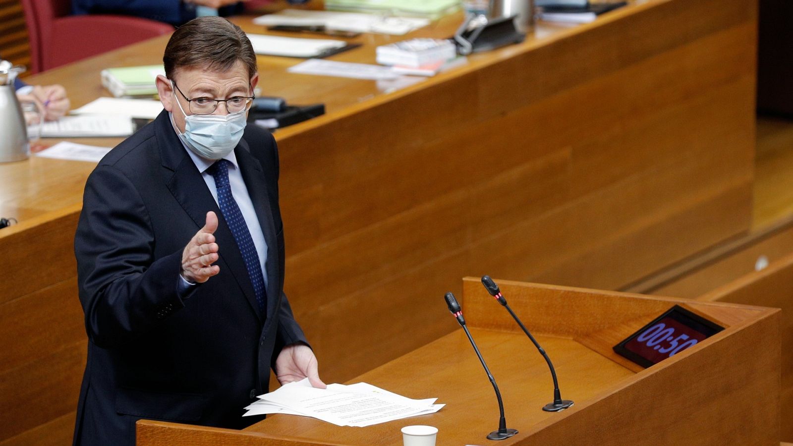 Puig cree "razonable" prescindir de la mascarilla en espacios al aire libre "de carácter natural"