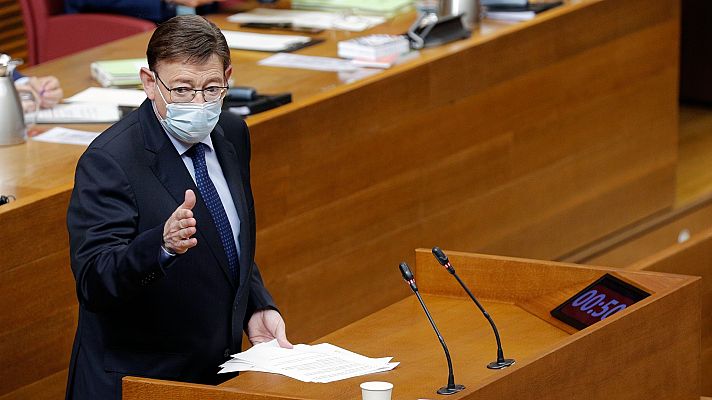 La hora de La 1 - Puig cree "razonable" prescindir de la mascarilla en espacios al aire libre "de carácter natural"