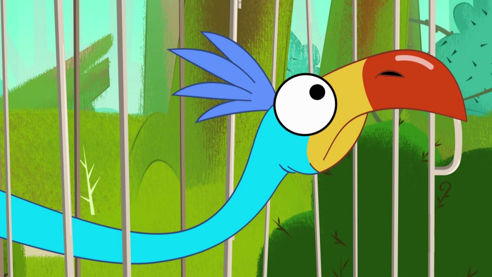 El lobo que quería domesticar un gran feoplumado - Lobo | Ver