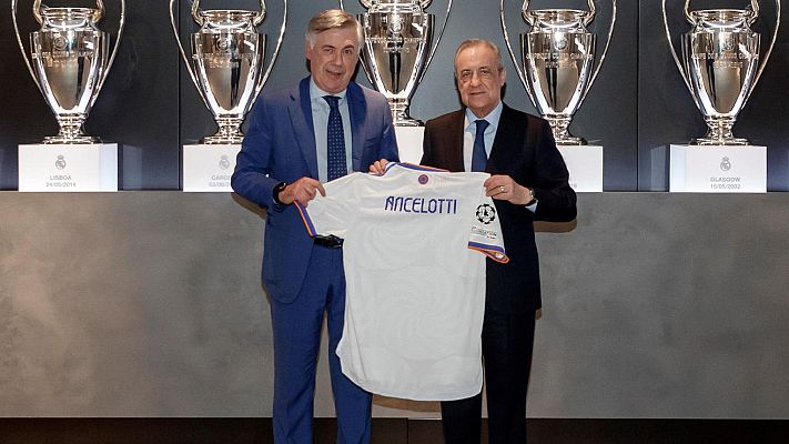 Telediario 1 - Carlo Ancelotti inicia su segunda etapa en el Real Madrid: "Soy distinto"