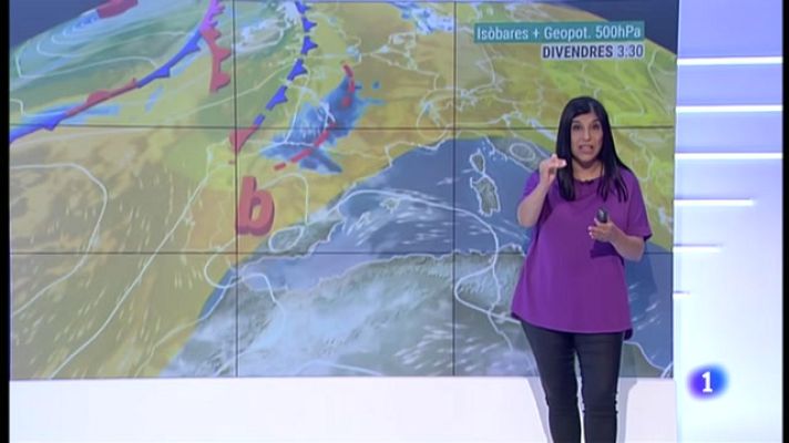 El temps - Més calor i més ruixats i tempestes