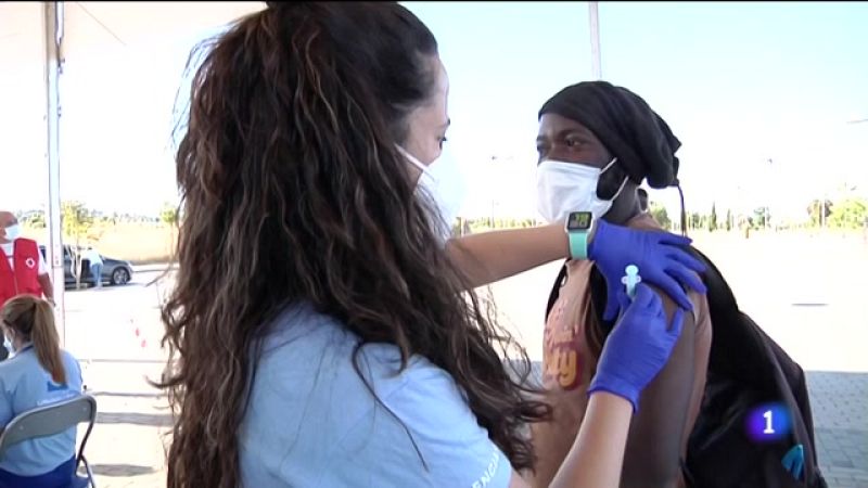 La vacuna llega a las chabolas de Huelva