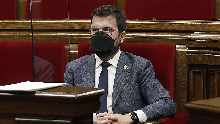 Telediario 1 - Los contactos entre Gobierno y Generalitat centran el debate