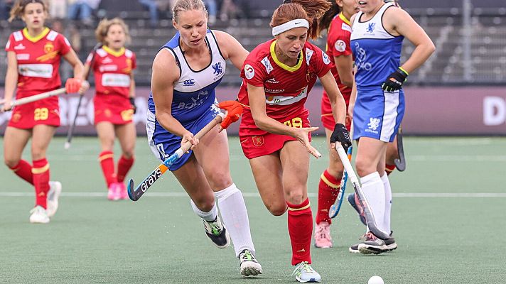 Hockey hierba y sala - Campeonato de Europa femenino: España - Escocia