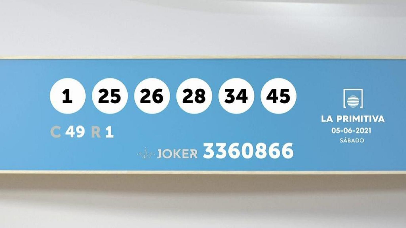 Sorteo de la Lotería Primitiva y Joker del 05/06/2021 - Ver ahora