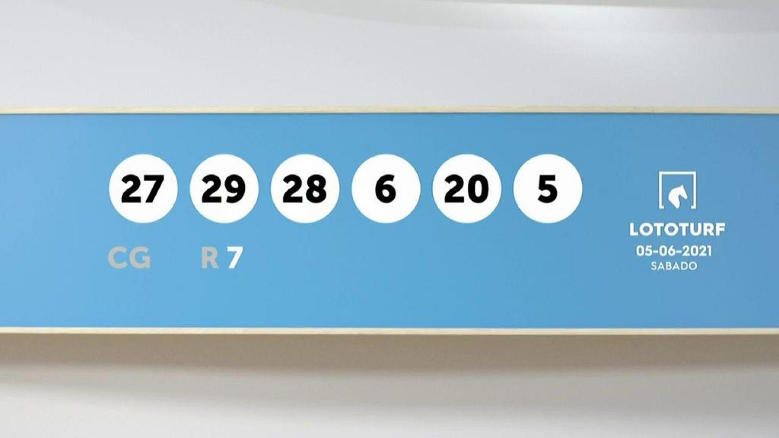 Sorteo de la Lotería Lototurf del 05/06/2021 - Ver ahora