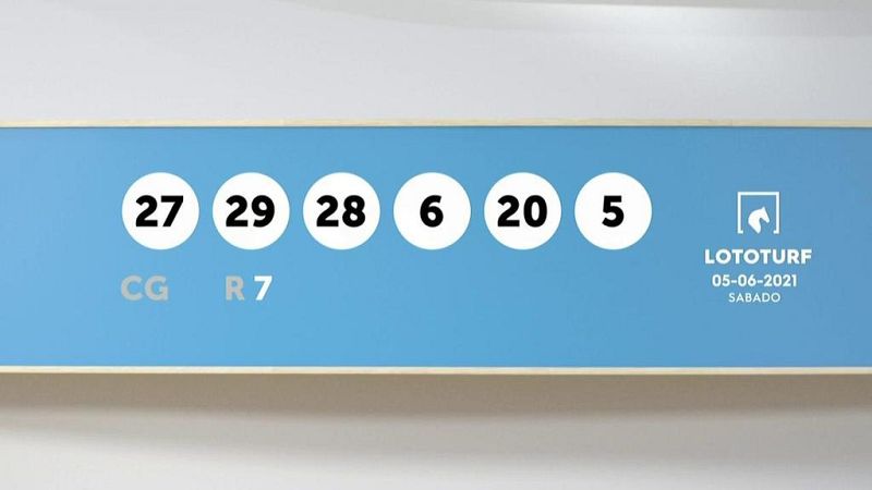 Sorteo de la Lotería Lototurf del 05/06/2021 - Ver ahora