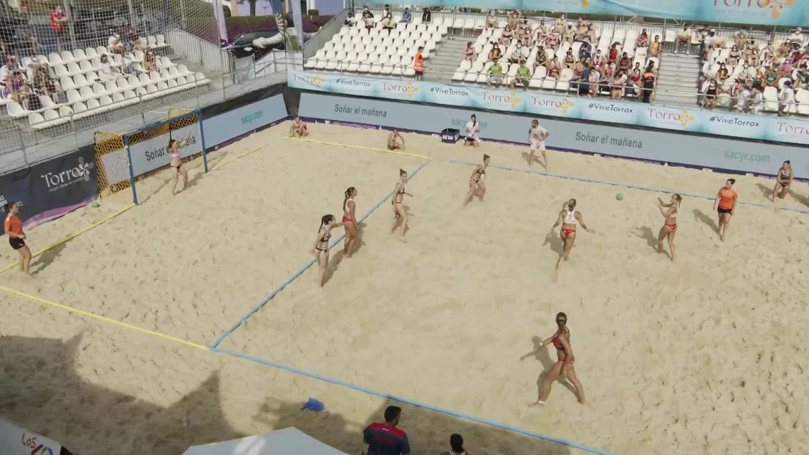 Balonmano playa - Copa de Europa de clubes 1/4 Final (1) - ver ahora