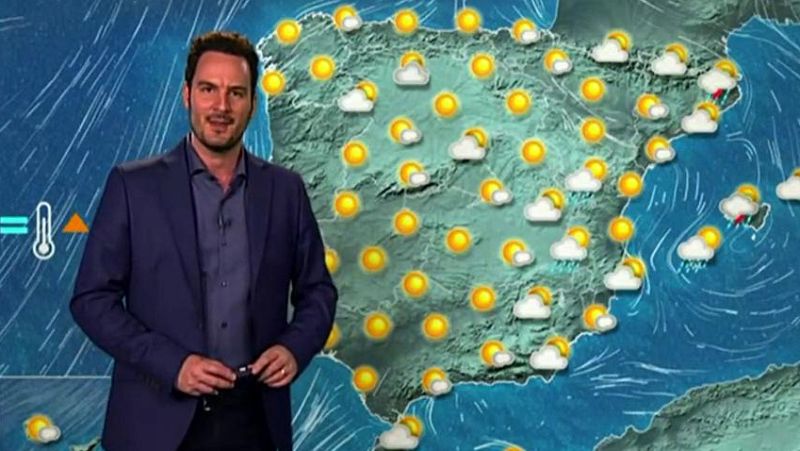 La semana acaba con lluvias en el Mediterráneo y nubes en el resto del país - El tiempo | Ver