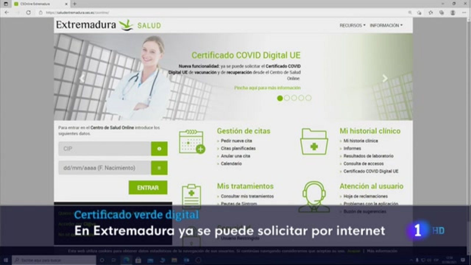 Los extremeños ya pueden solicitar el pasaporte covid europeo - 07/06/2021