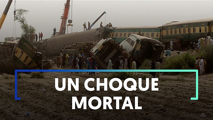 Modo Digital - Un choque de trenes en Pakistán deja al menos 40 muertos | RTVE Noticias