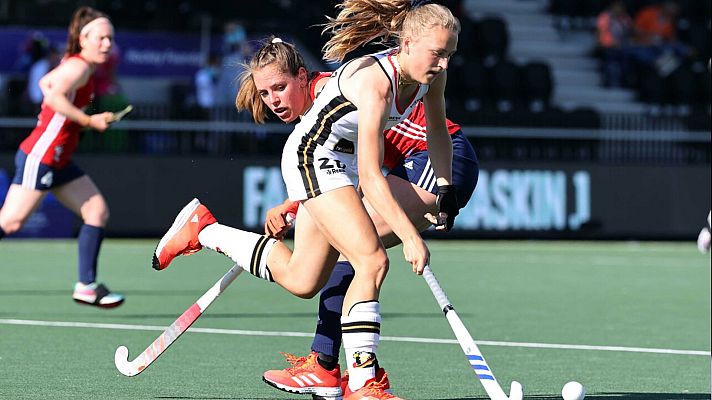 Hockey hierba y sala - Campeonato de Europa femenino: Inglaterra - Alemania
