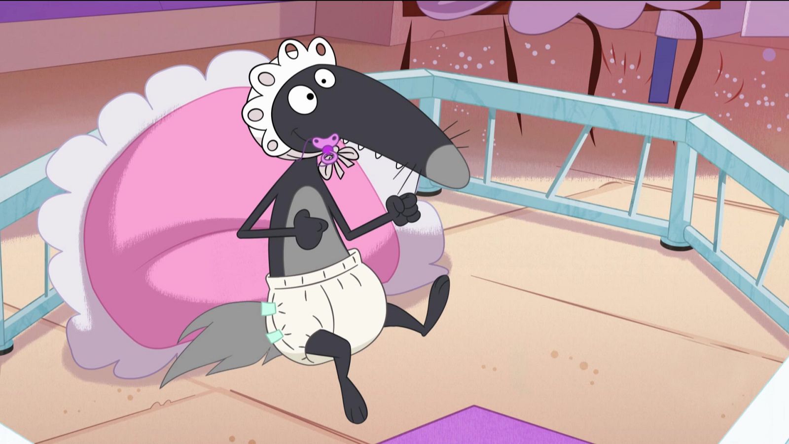 El lobo que quería volver a ser bebé - Lobo | Ver