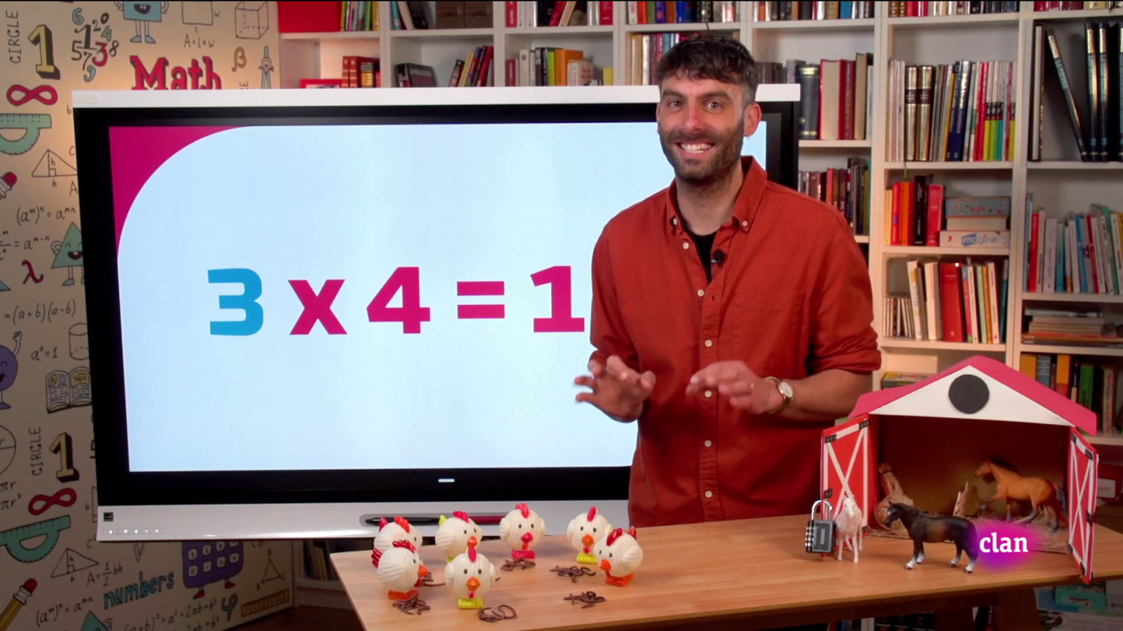 Aprendemos en Clan - MATEMÁTICAS - Repaso tablas del 1 al  5 - RTVE.es - Aprendemos en Clan | Ver