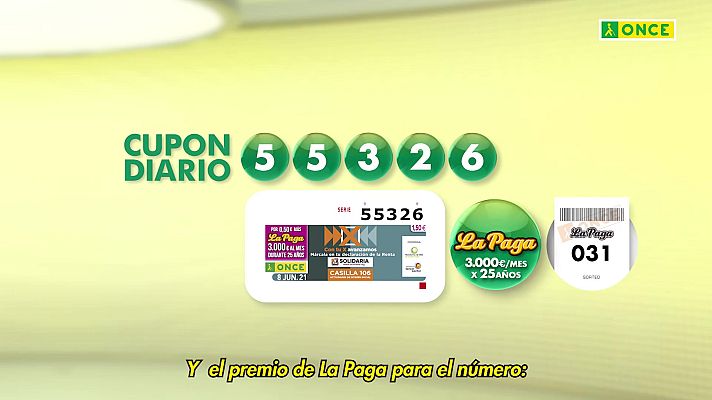 Sorteos ONCE - Sorteo ONCE - 08/06/21