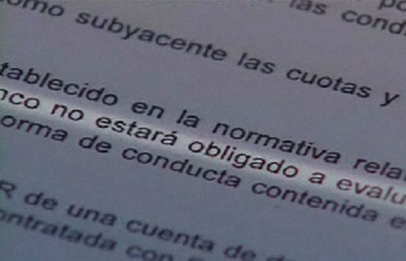 Informe semanal - Atrapados por la letra pequeña