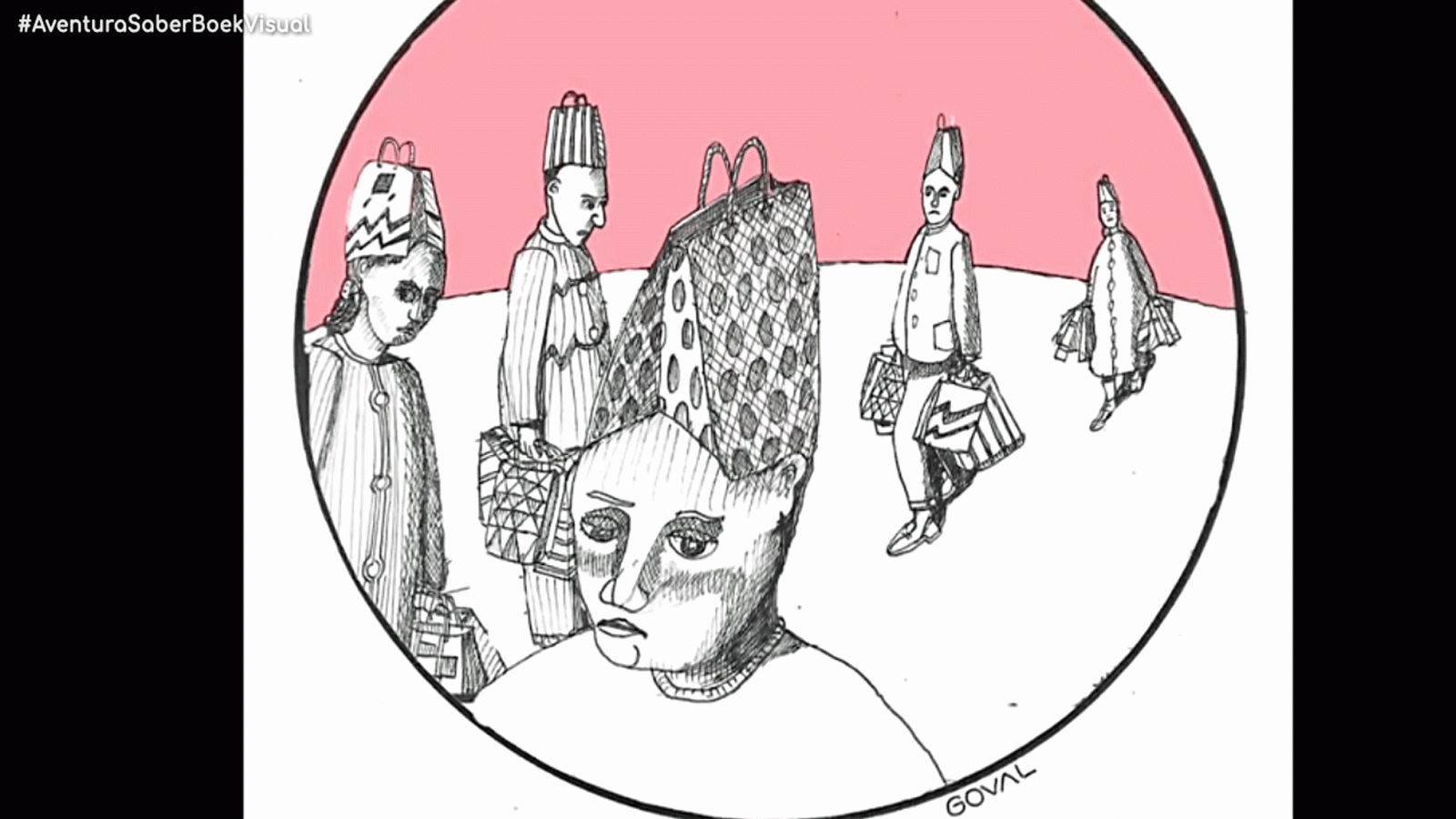 La aventura del saber Boek visual Goval Ilustración sociedad economía  #AventuraSaberBoekVisual