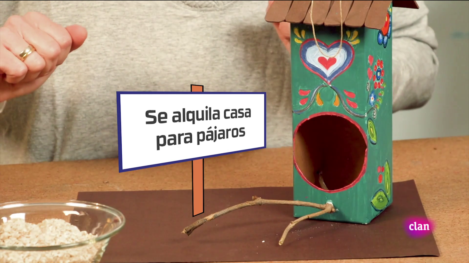 Aprendemos en Clan - RETO - Casa nido para pájaro majo - RTVE.es - Aprendemos en Clan | Ver
