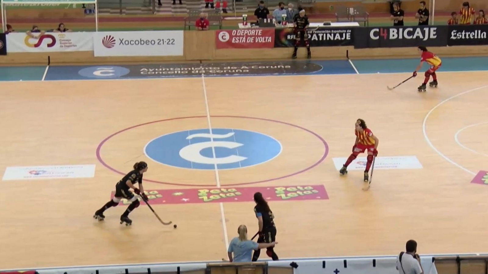 Hockey patines - Copa del Rey. 1/4 final: Magic Studio CP Manlleu - Telecable HC - ver ahora