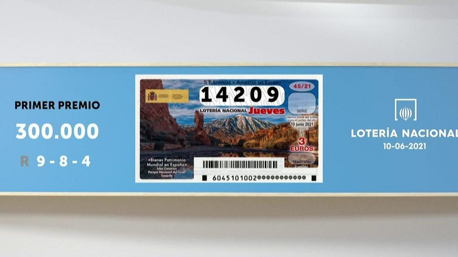 Sorteo de la Lotería Nacional del 10/06/2021 - Ver ahora