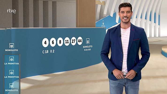 Loterías - Sorteo de la Lotería Nacional, Bonoloto, Primitiva y Jóker del 10/06/2021