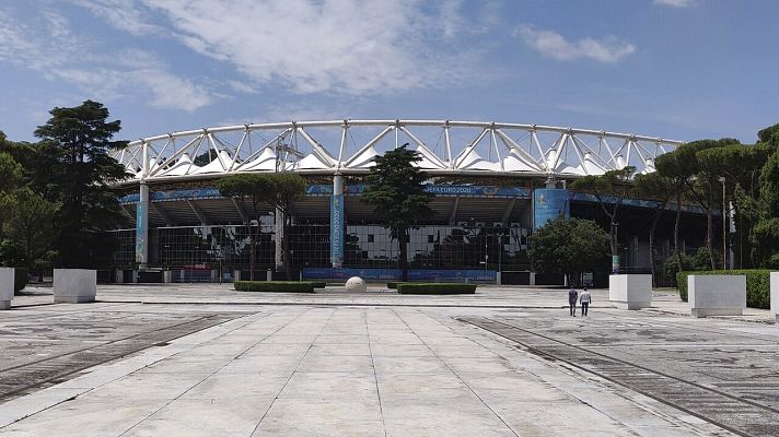 Telediario 1 - Roma se viste de gala para la inauguración de la Eurocopa