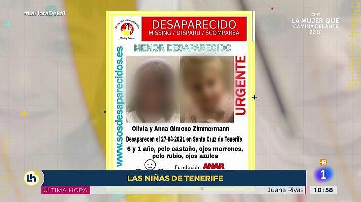 La hora de La 1 - Beatriz, la madre de las niñas de Tenerife, destrozada tras el hallazgo del cuerpo de Olivia