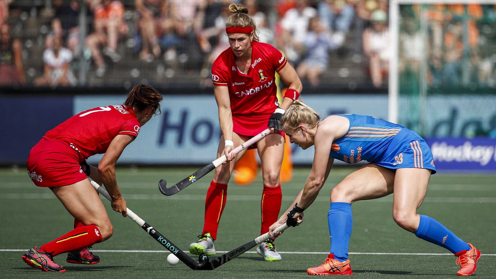 Hockey hierba - Campeonato de Europa femenino. 1ª semifinal: Holanda - Bélgica - ver ahora