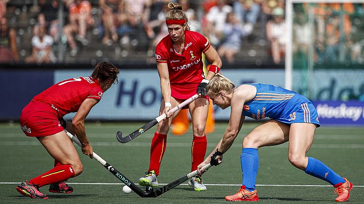 Hockey hierba y sala - Cto. de Europa femenino. 1ª semifinal: Holanda - Bélgica