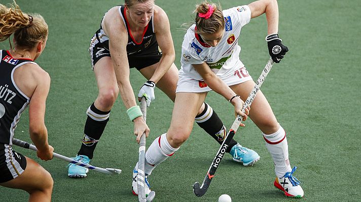 Hockey hierba y sala - Cto. de Europa femenino. 2ª semifinal: Alemania - España