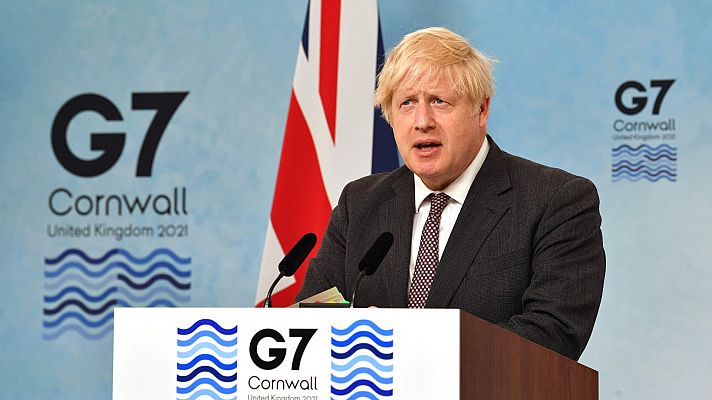 Telediario 1 - Los líderes del G7 se comprometen a poner fin a las emisiones de efecto invernadero