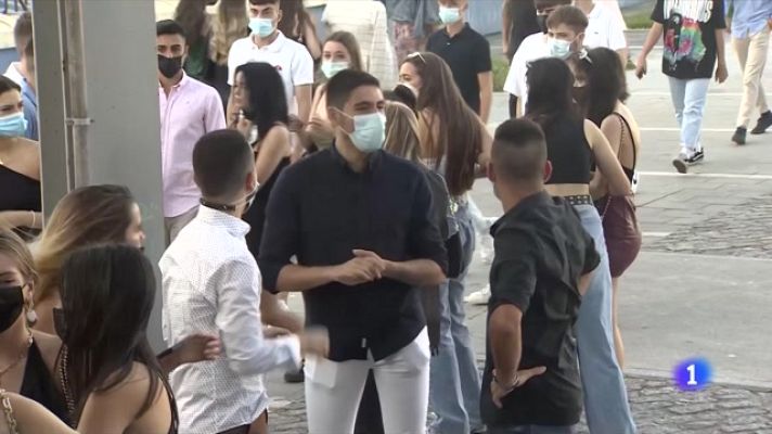 Telediario 1 - Prueba piloto en seis locales gallegos