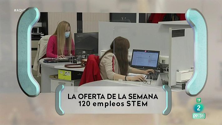 Aquí hay trabajo - 120 empleos en ciencia y tecnología