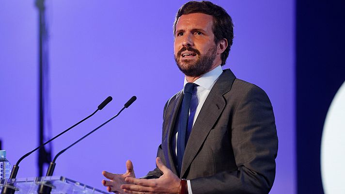 Informativo 24h - Casado dice que sólo Sánchez es responsable de los indultos y defiende al rey