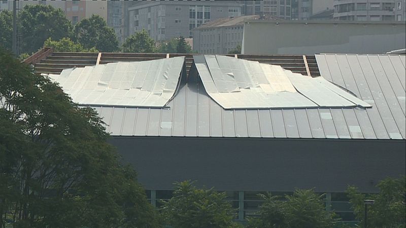 Treboada histórica en Ourense