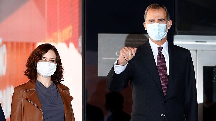 Telediario 2 - Ayuso matiza sus palabras sobre el rey y los indultos tras las críticas: "La culpa es del presidente de Gobierno"