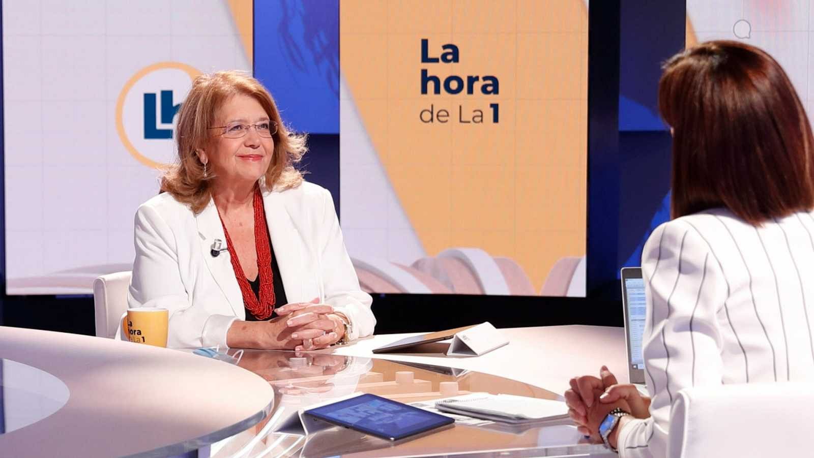Elvira Rodríguez: "El rey hace lo que tiene que hacer. El responsable de los indultos es Pedro Sánchez y el Gobierno" - La hora de La 1 | Ver
