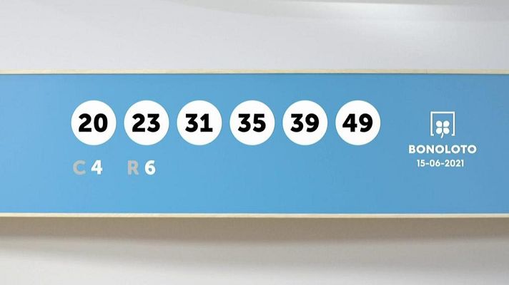 SELAE - Sorteo de la Lotería Bonoloto y Euromillones del 15/06/2021