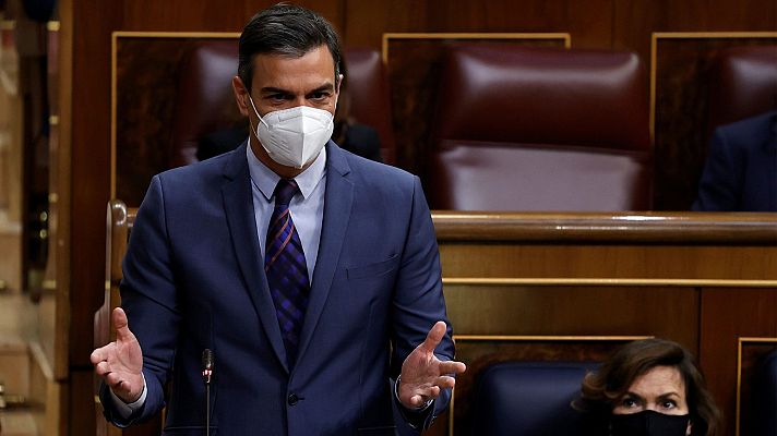 Informativo 24h - Sánchez reprocha al PP "mandar a Ayuso a decir incongruencias" sobre el rey y Casado le acusa de "atacar la igualdad" de los españoles